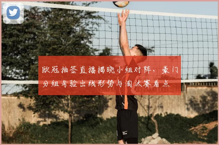 欧冠抽签直播揭晓小组对阵,豪门分组考验出线形势与淘汰赛看点