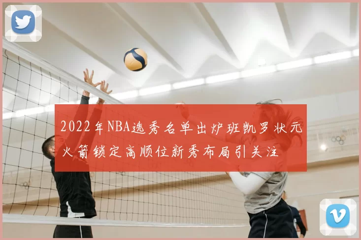 2022年NBA选秀名单出炉班凯罗状元火箭锁定高顺位新秀布局引关注